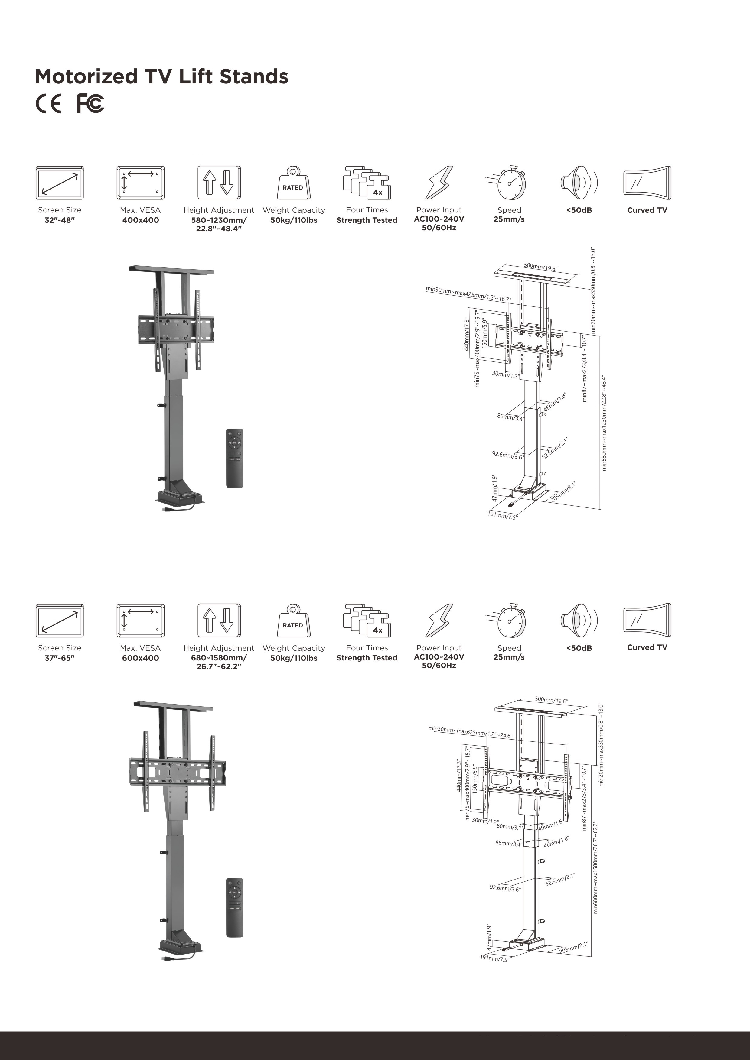 JMTVSTAND MT-M2000 ขาตั้งทีวีขนาด 37-65 นิ้ว ปรับยกจอขึ้น-ลง ด้วยมอร์เตอร์ไฟฟ้า สำหรับงานติดตั้งซ่อนในตู้เอนกประสงค์0964746498