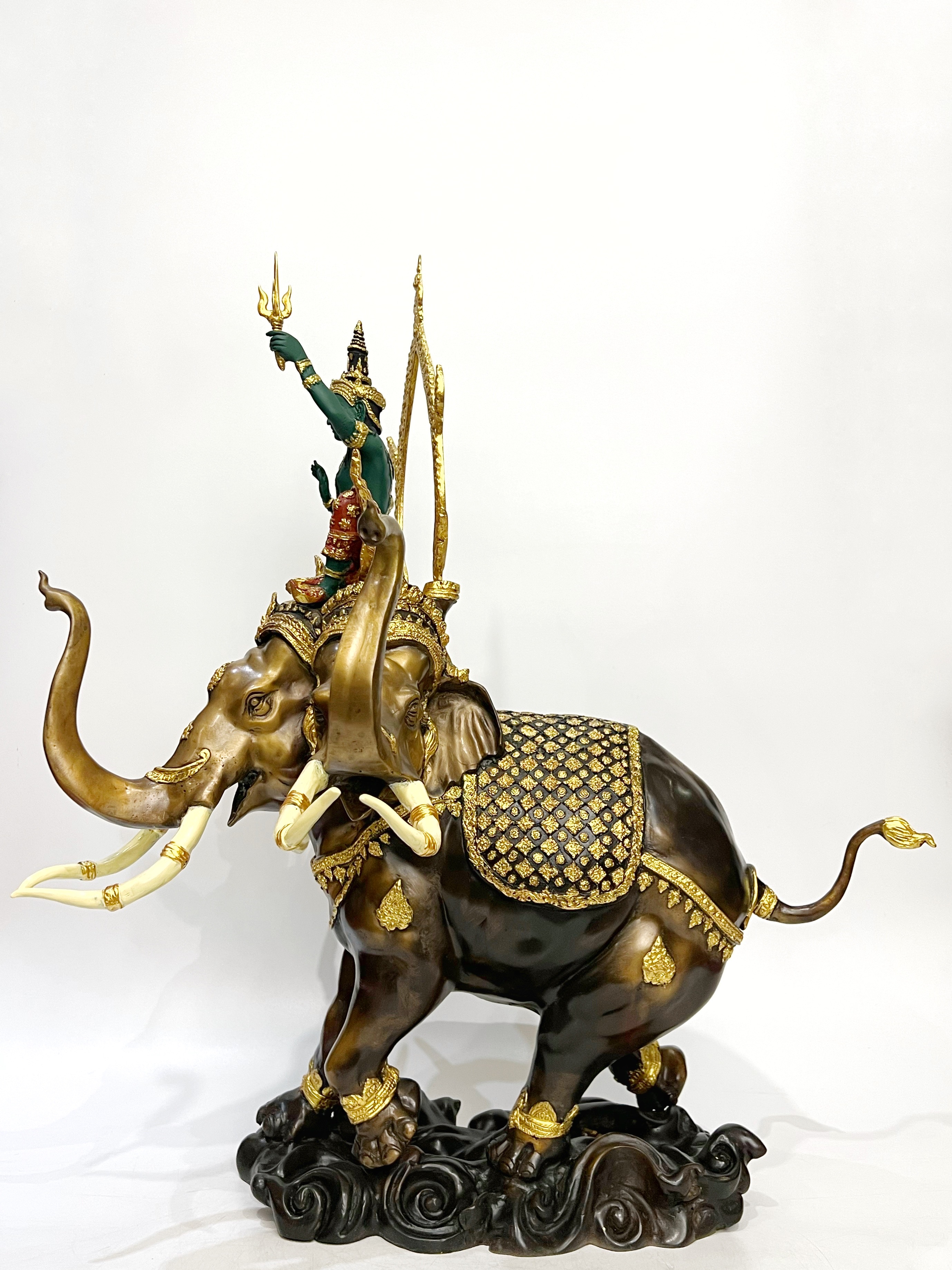 พระอินทร์ทรงช้างเอราวัณ สูง 27 นิ้ว