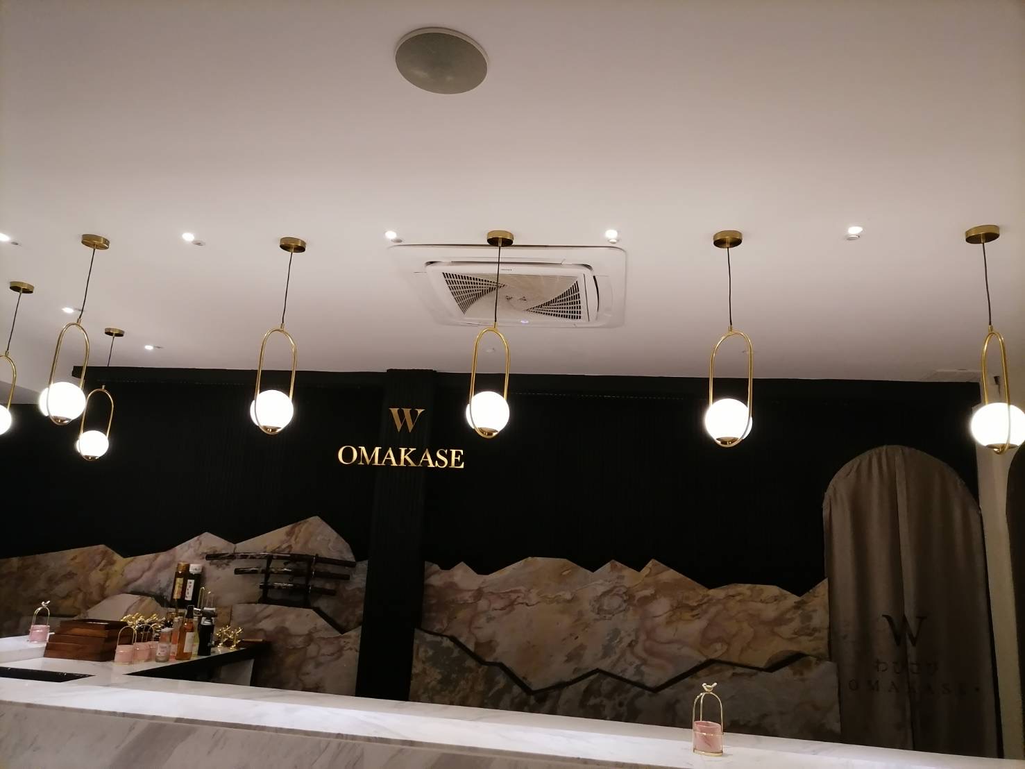 ติดตั้งระบบเสียงร้าน W OMAKASE สาขาเรียบด่วน รามอินทรา