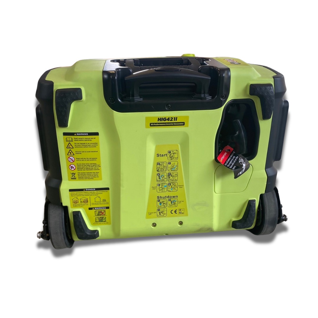 เครื่องปั่นไฟเบนซินพกพา Oasis HIG421i Hi-Performance Inverter Generator