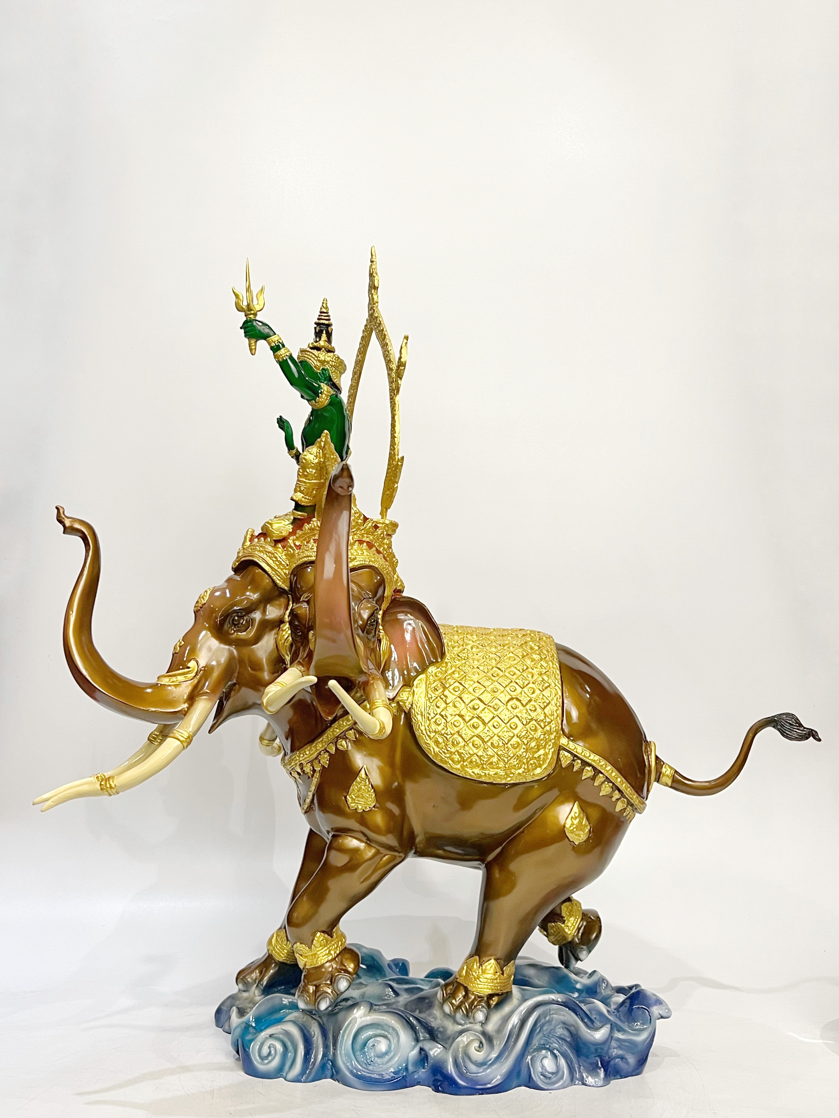 พระอินทร์ทรงช้างเอราวัณ สูง 27 นิ้ว