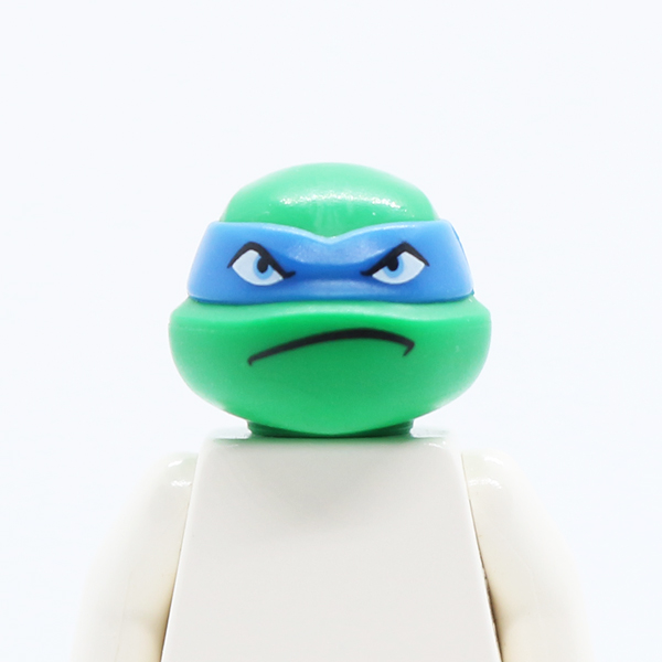 Ninja Turtle with Blue Mask and Frown Pattern (Leonardo)