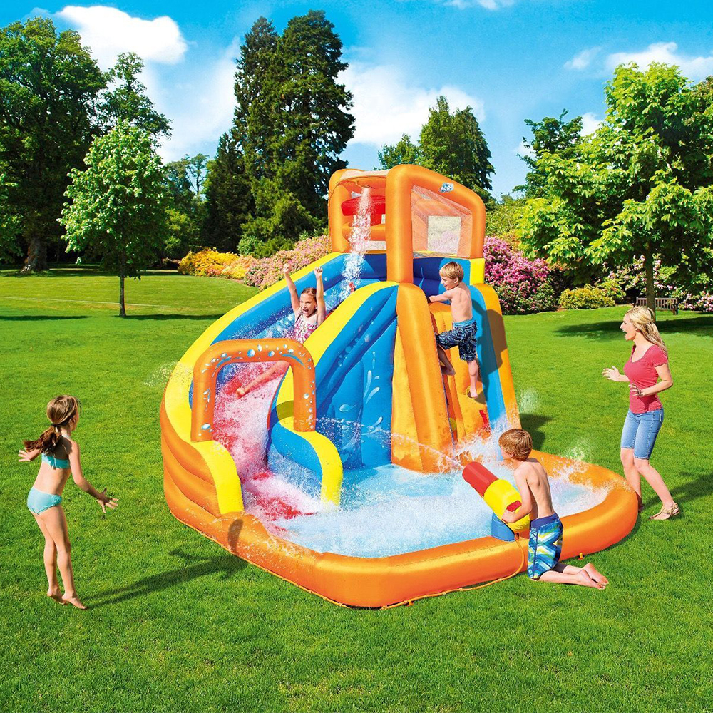 Bestway ชุดสระน้ำพร้อมสไลเดอร์ขนาดใหญ่ รุ่น H2O GO! Inflatable Bestway Big Size Pool with Slider H2O GO!