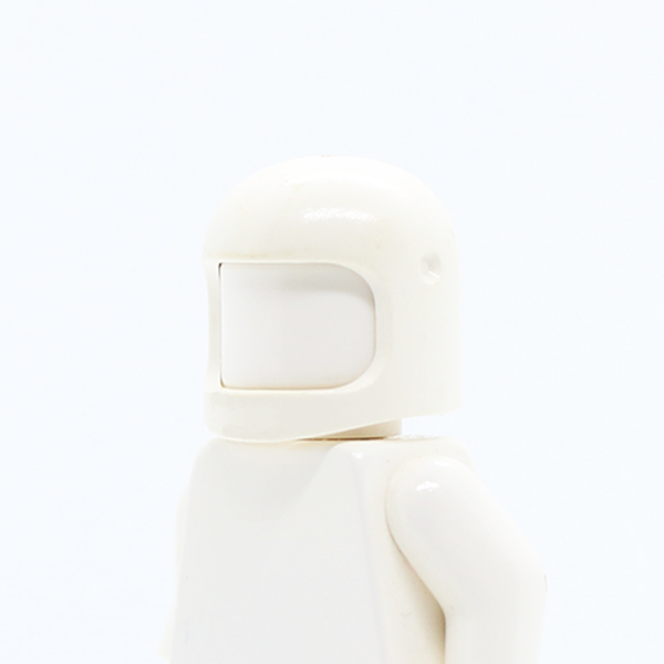 Helmet Space / Town with Thin Chin Strap - with Visor Dimples