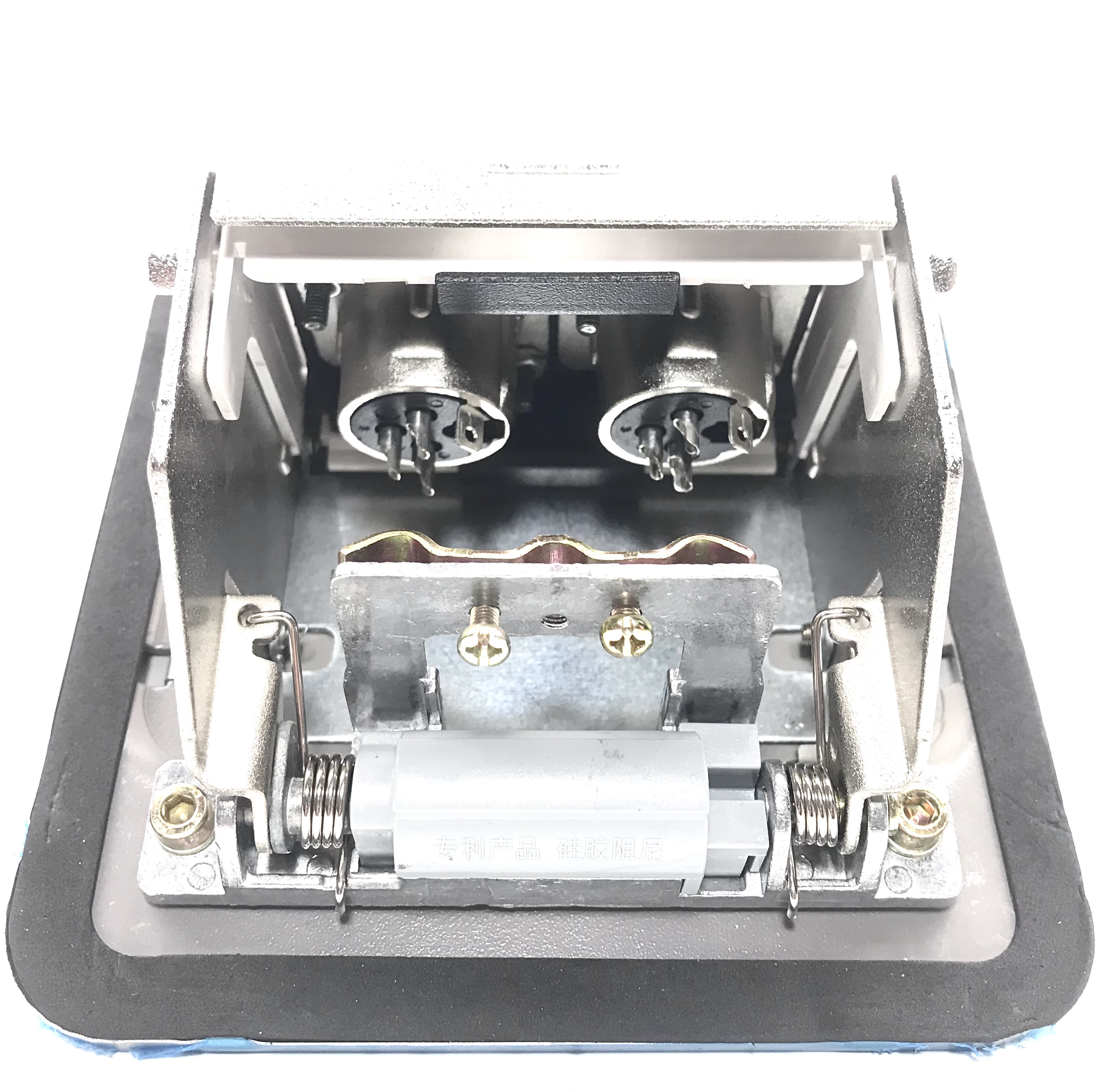 CM : CMPB2XF , Audio Inlet / Outlet Pop Up Floorbox Microphone With XLR Female , 2 Port