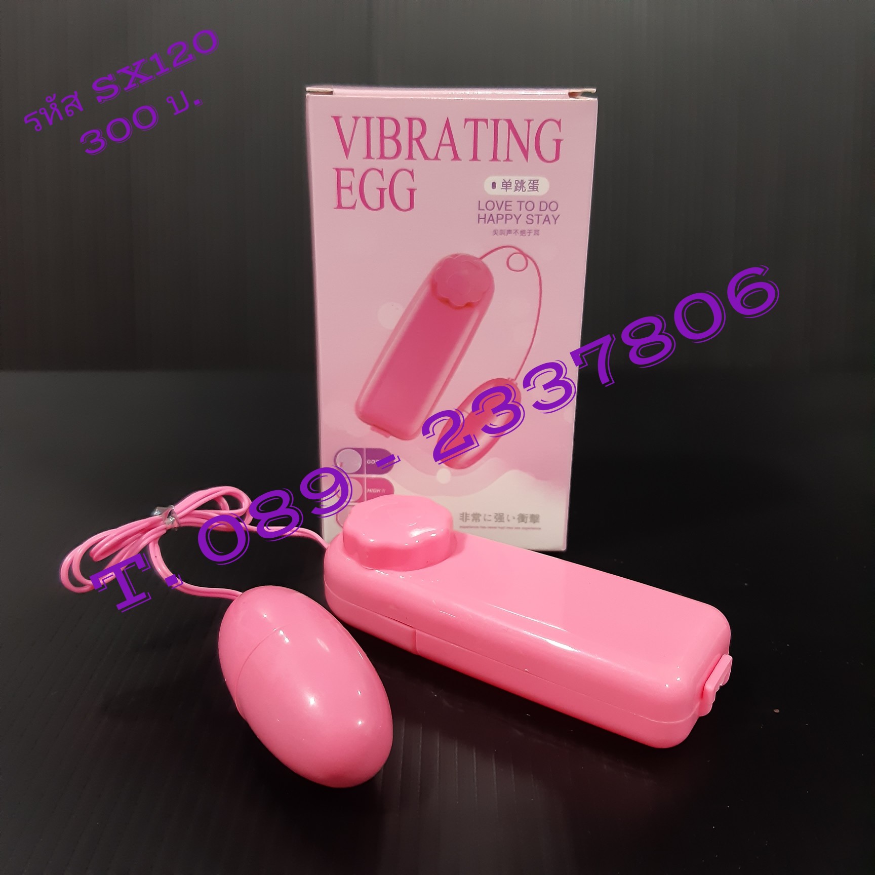 รหัสสินค้า SX120 ไข่สั่นหัวเดียว