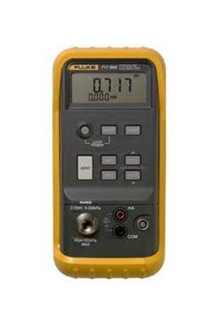 FLUKE 717-15G เครื่องสอบเทียบเครื่องวัดความดันโลหิต ย่านทดสอบค่าความดันโลหิต -620 ถึง +775 mmHg (-12 ถึง +15 PSI)