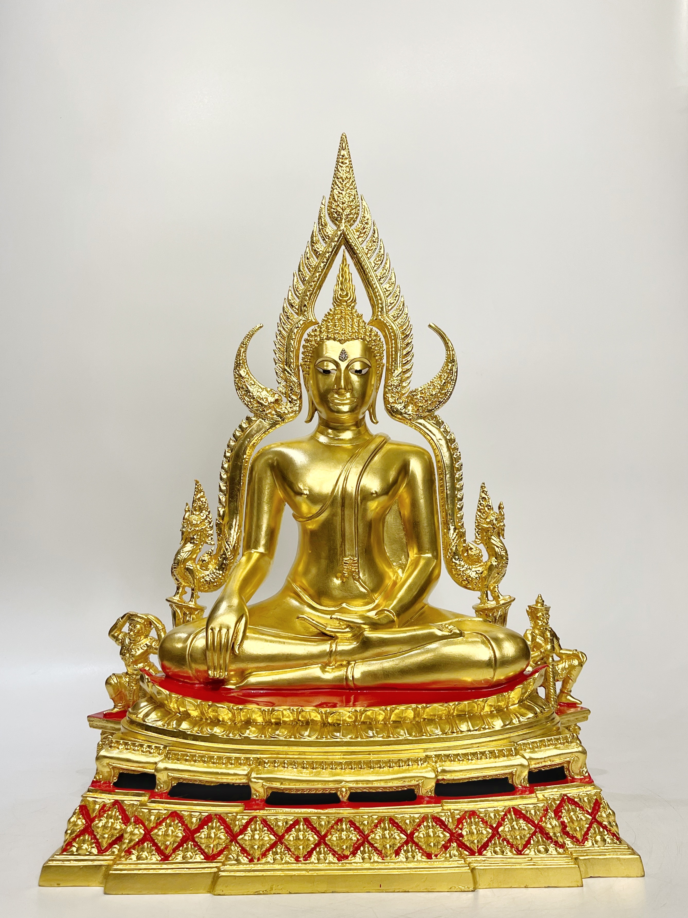 พระพระพุทธชินราชจำลอง รุ่น 666 ปี หน้าตัก 9.9 นิ้ว (หมายเลข156)