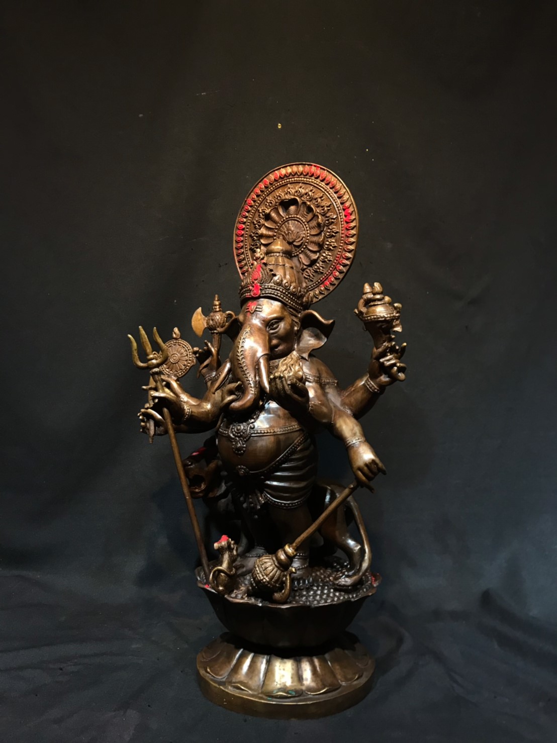 พระพิฆเนศ ปาง 51 ตา (ปางที่ 33) หน้าตัก 9 นิ้ว