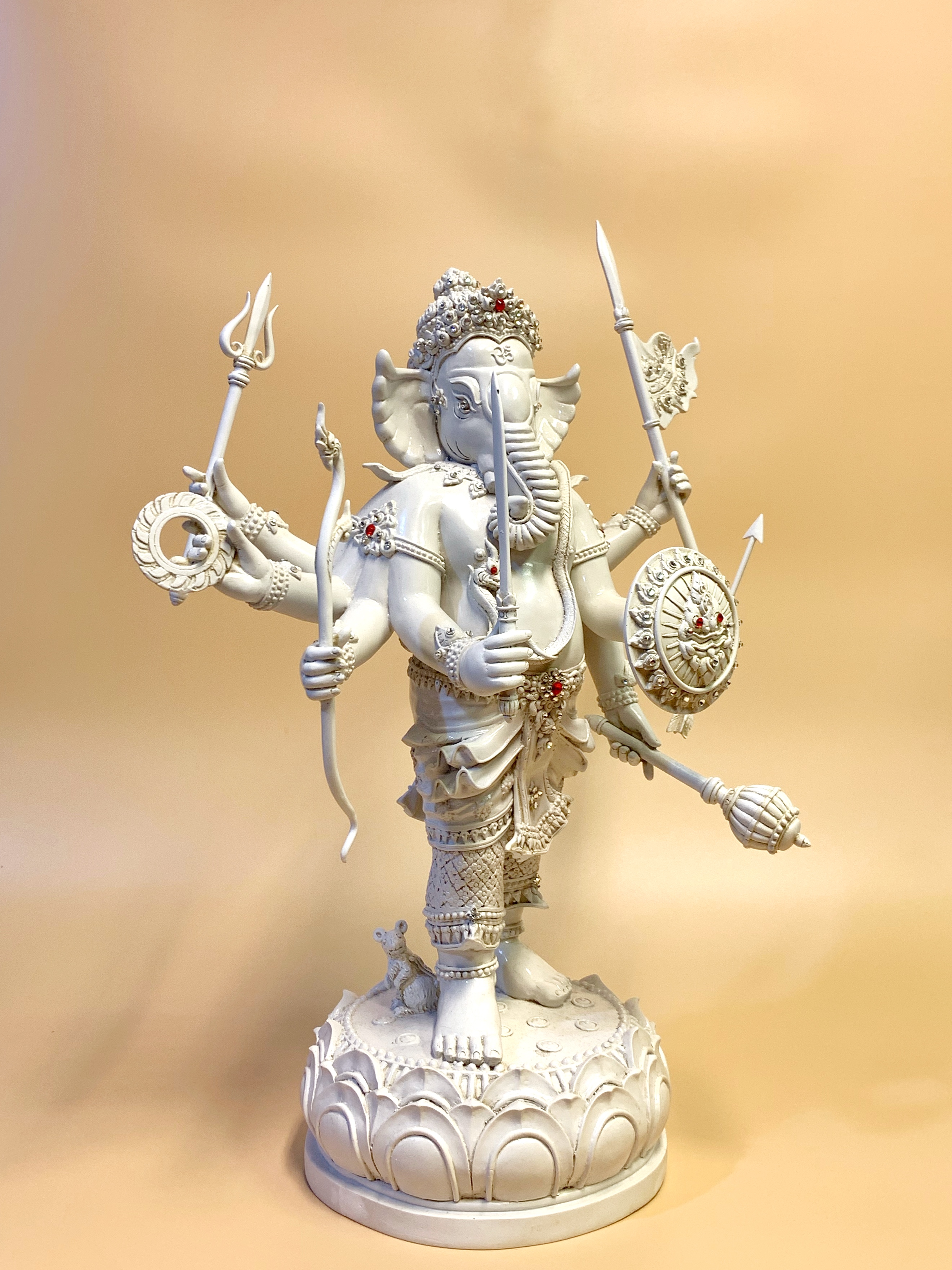 พระพิฆเนศ ปางออกศึก (พระวีระคณปติ) หน้าตัก 9 นิ้ว