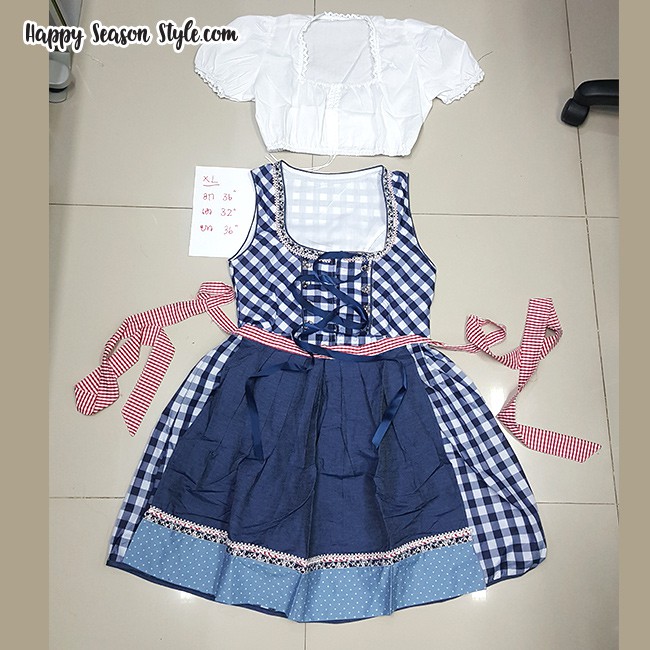 ชุดบาวาเรียน Oktoberfest Beer ชุดประจำชาติ เยอรมัน เนเธอร์แลนด์ ชุดเชียร์เบียร์