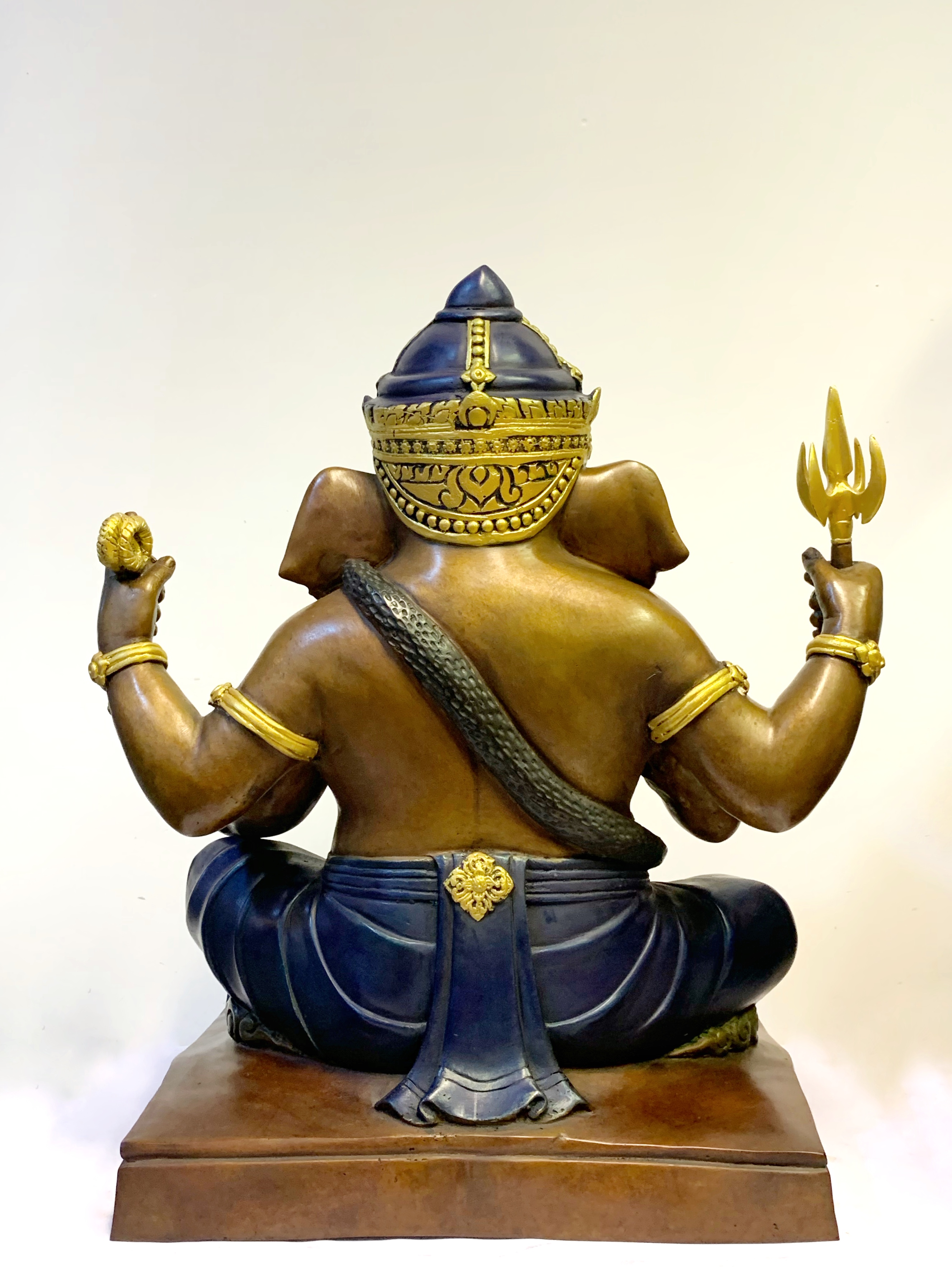 พระพิฆเนศ ปางเอกทันตะ หน้าตัก 16 นิ้ว (ฐานเหลี่ยม)