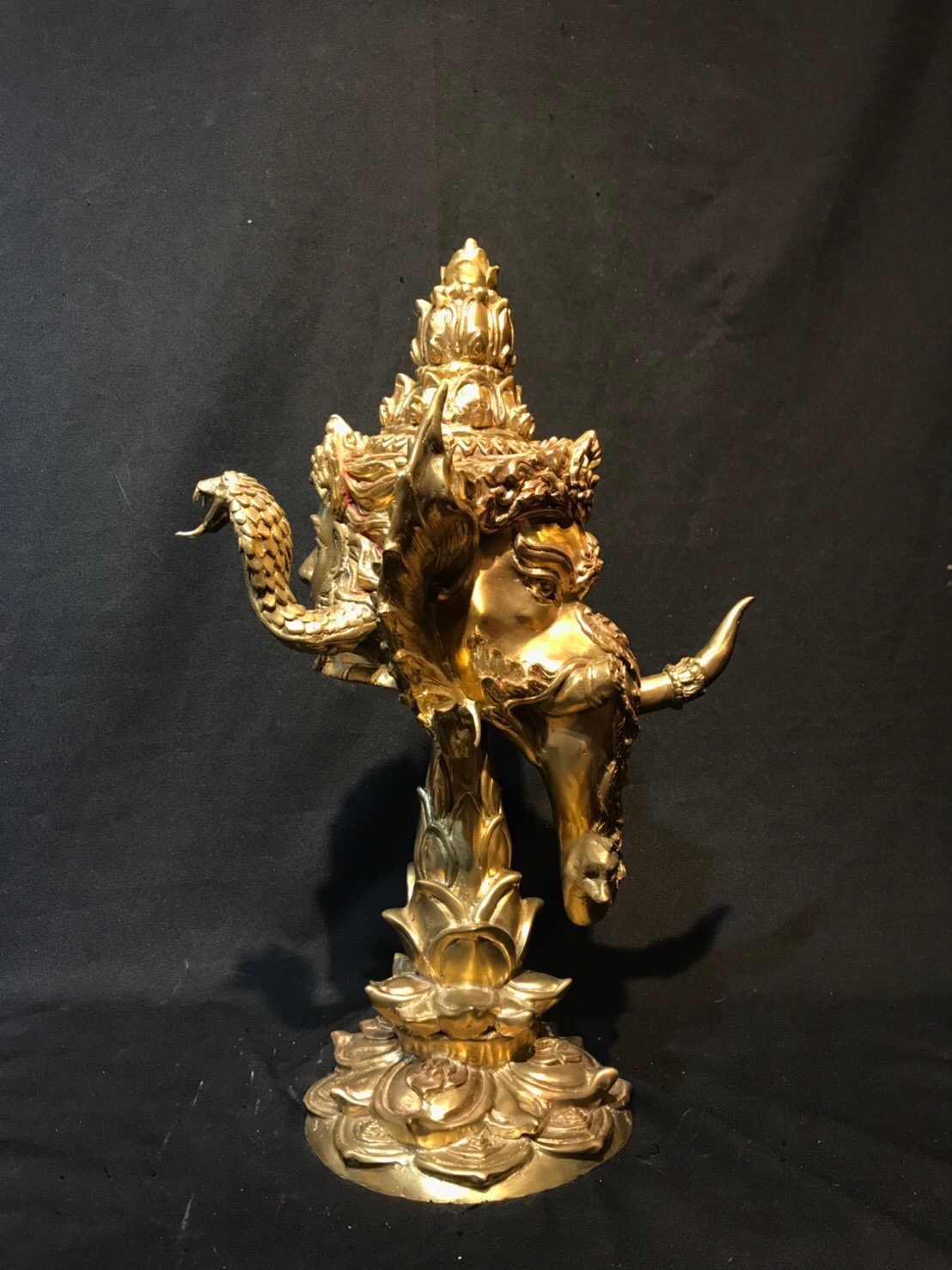 เศียรพระพิฆเนศ รุ่นมหาศิวะคเณศ (ด้านหลังพระพักตร์พระศิวะ)