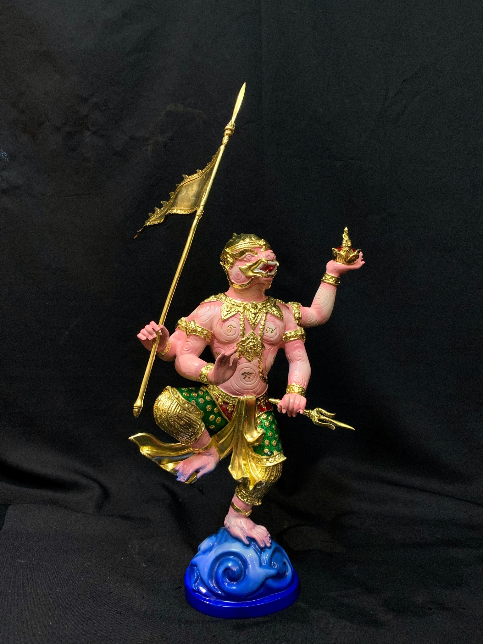 หนุมานชนะมาร ประทานพร หน้าตัก 9 นิ้ว