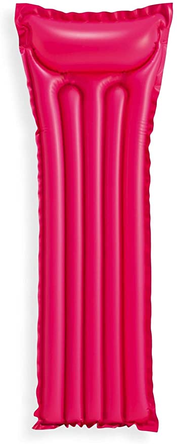 แพยางนอนเดี่ยว พร้อมหมอนหนุน Inflatable Air Bed With Pillow Pool Float