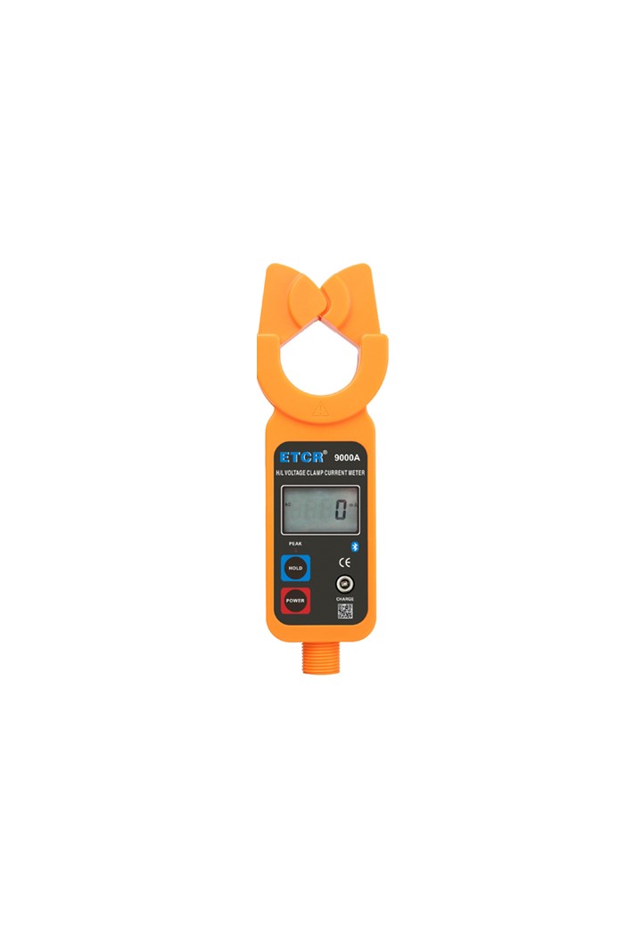 ETCR9000A (1200A) แคลมป์วัดกระไฟฟ้าแรงดันไฟสูง 110 kV แสดงค่าบนหน้าจอมือถือผ่าแอปปลิเคชั่นบนมือถือระบบแอนดรอยด์ และการสื่อสารแบบไร้สาย ระยะห่าง 10 เมตร (H/L Voltage Clamp Current Meter With Bluetooth)