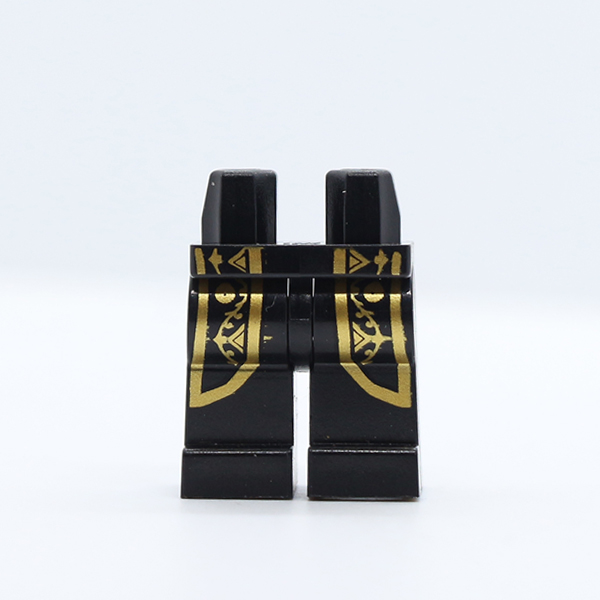 Hips and Legs with Gold Coattails Pattern