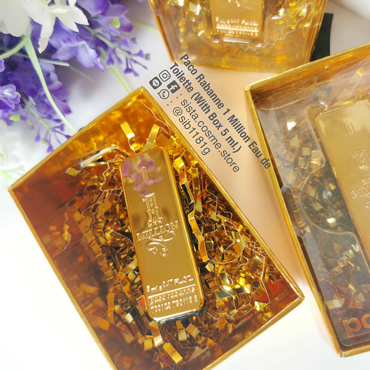 Paco Rabanne 1 Million Eau de Toilette (With Box 5 ml.)