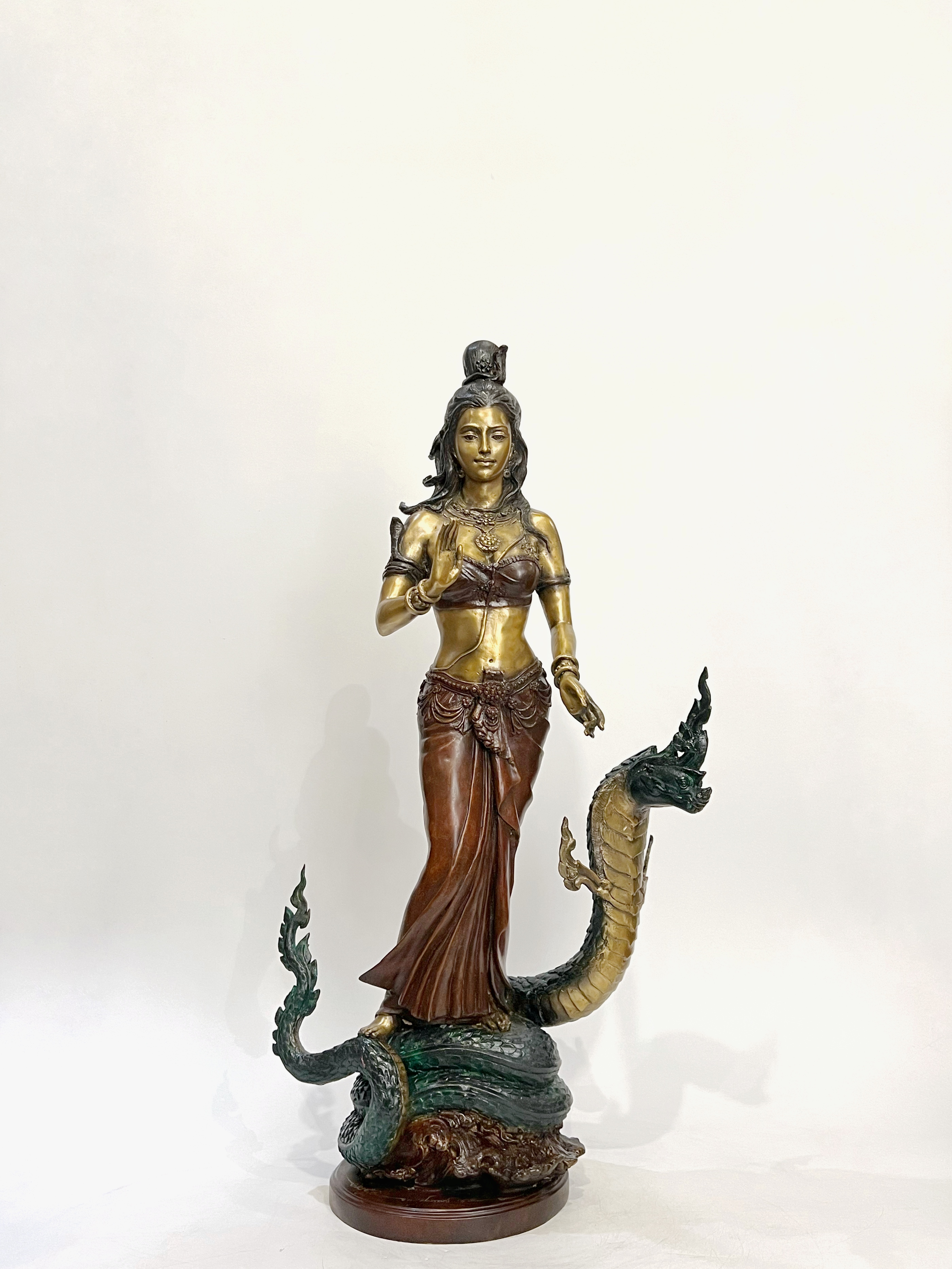 นาคาธิปดีศรีสุทโธ และ นาคีศรีปทุมมา (ขนาดสูง 79 cm)