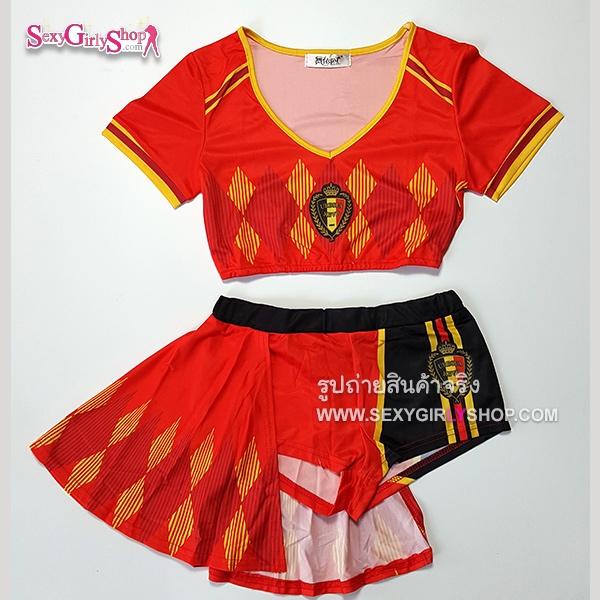 ชุดเชียร์บอล ชุดฟุตบอล บอลยูโร บอลโลก Football รุ่นท๊อป - เบลเยียม