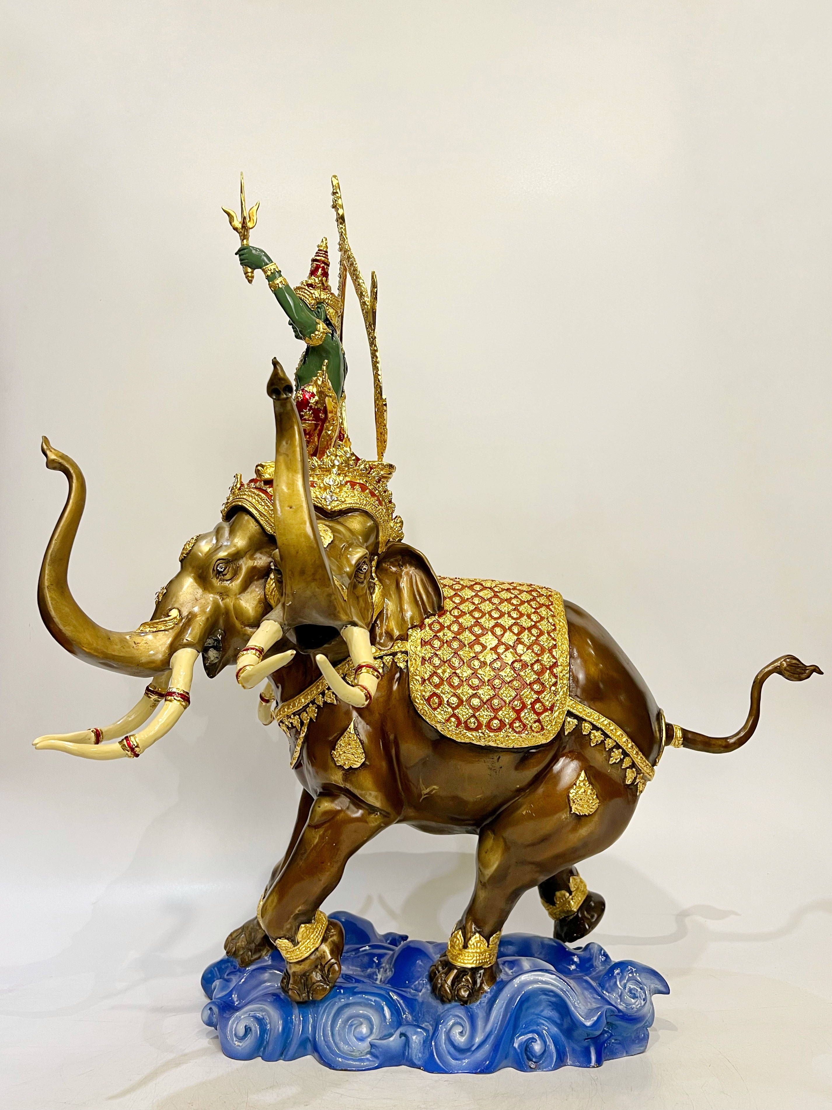 พระอินทร์ทรงช้างเอราวัณ สูง 27 นิ้ว