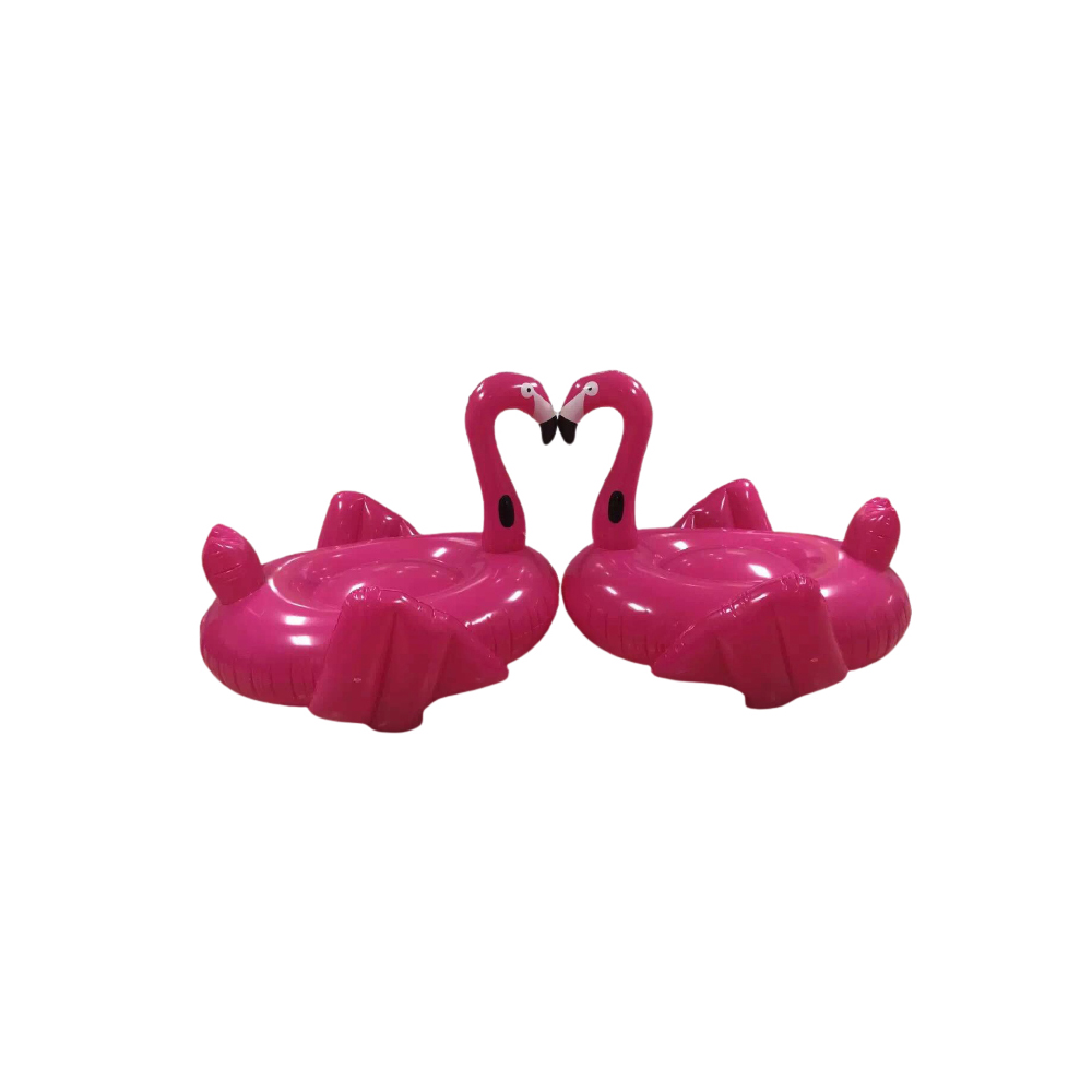 ห่วงยางฟลามิงโก้ สีบานเย็น Inflatable Magenta Color Flamingo Pool Float