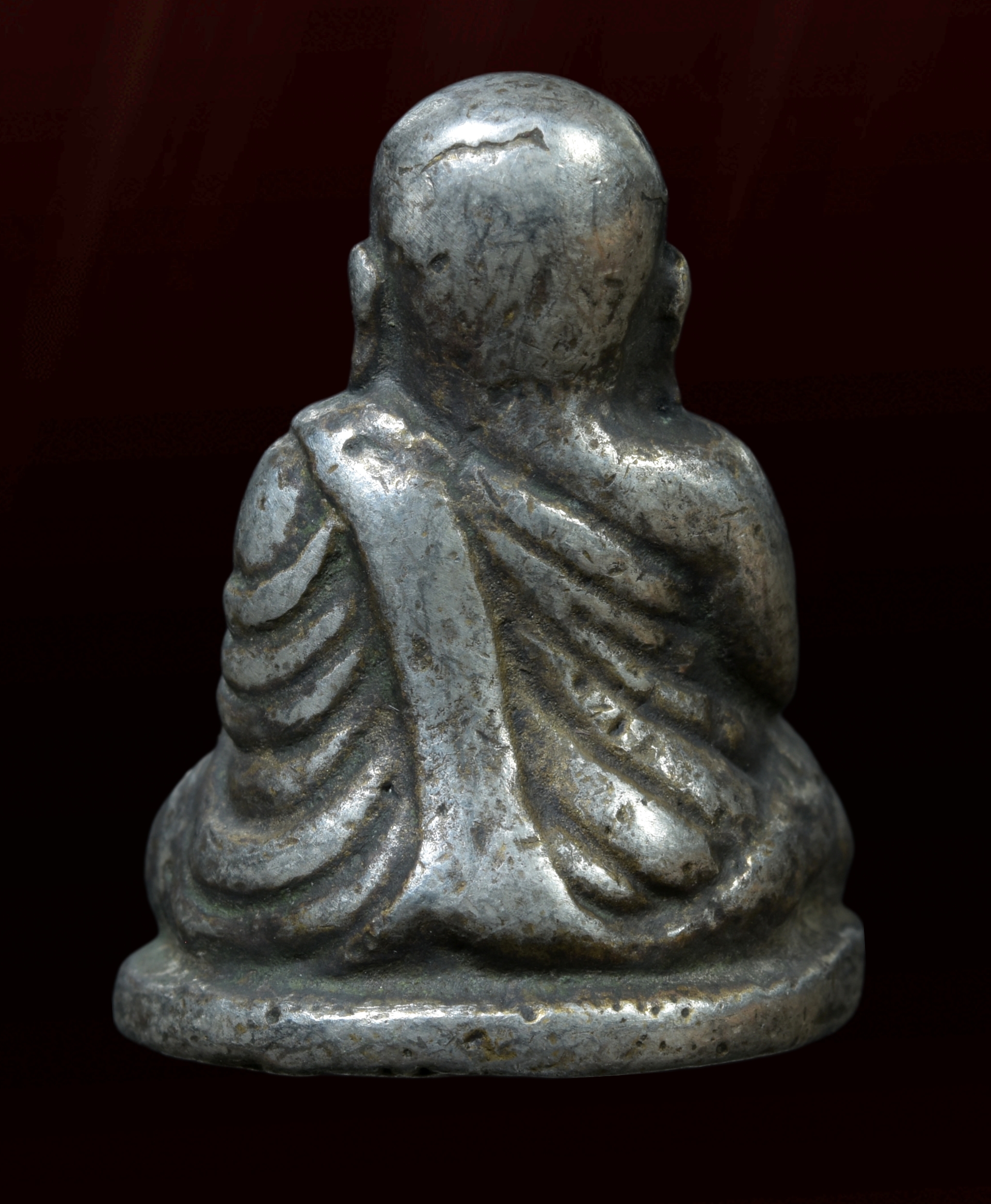 หล่อหลวงพ่อเงิน พิมพ์นิยม เนื้อแก่เงิน