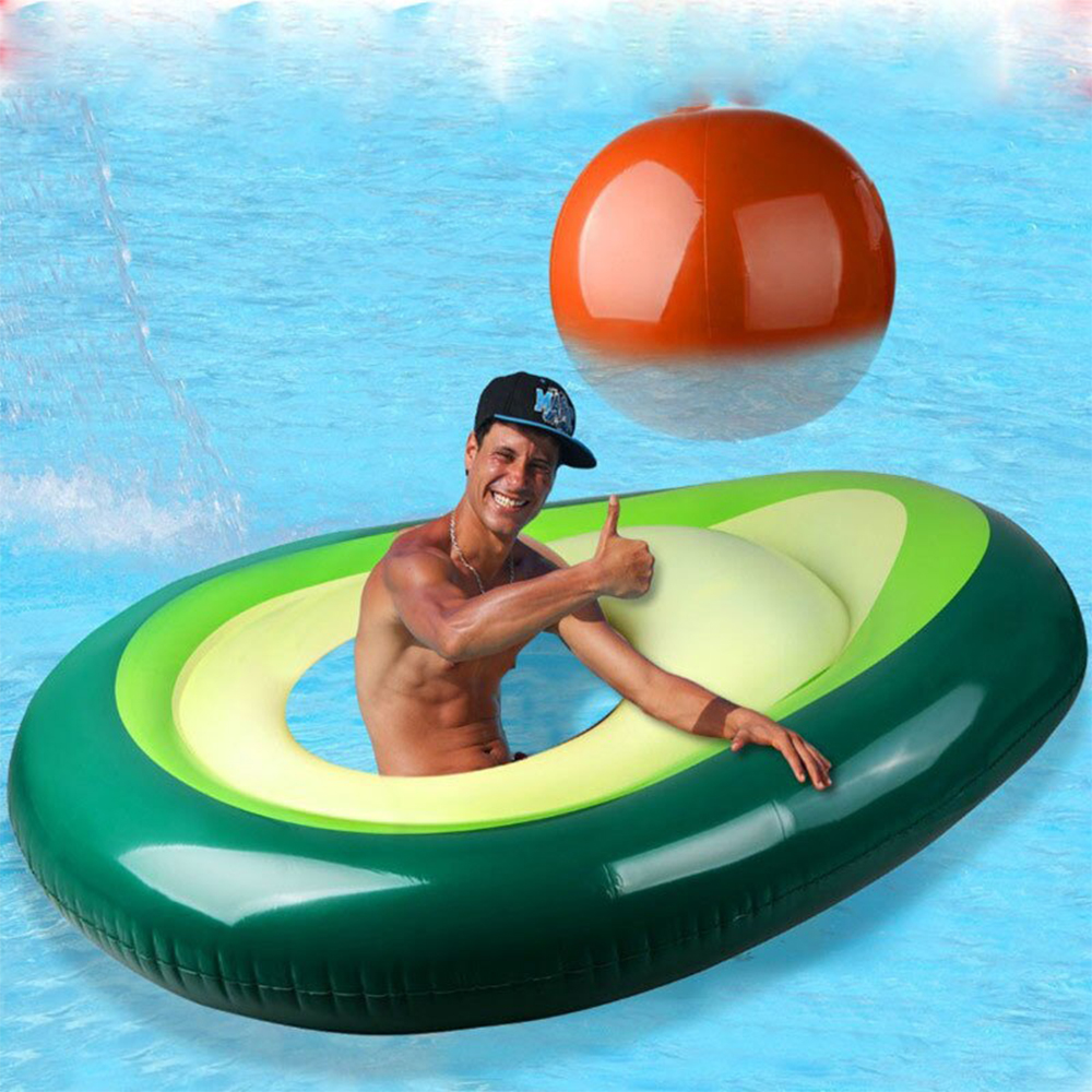 แพยางอะโวคาโด สีเขียว Inflatable Avocado Pool 160x125 cm Float By Float Me Summer