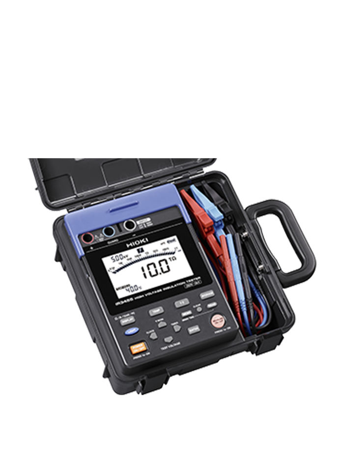HIOKI IR3455 เครื่องทดสอบความต้านทานฉนวนทางไฟฟ้าแรงดันทดสอบ 5 kV (10 TeraOhm of Insulated Resistance Testing)