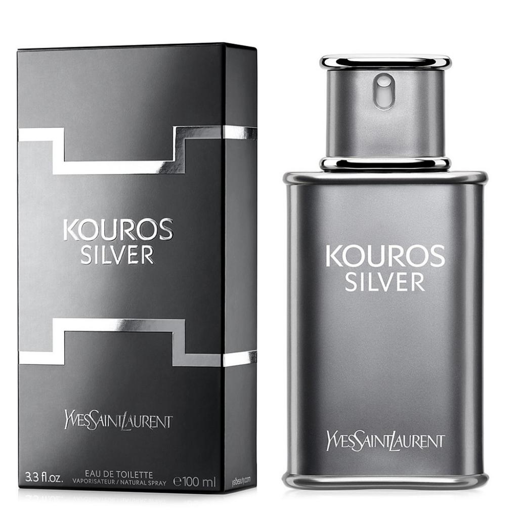 น้ำหอม Yves Saint Laurent Kouros Silver For Men EDT 100 ml ของแท้ 100%✅