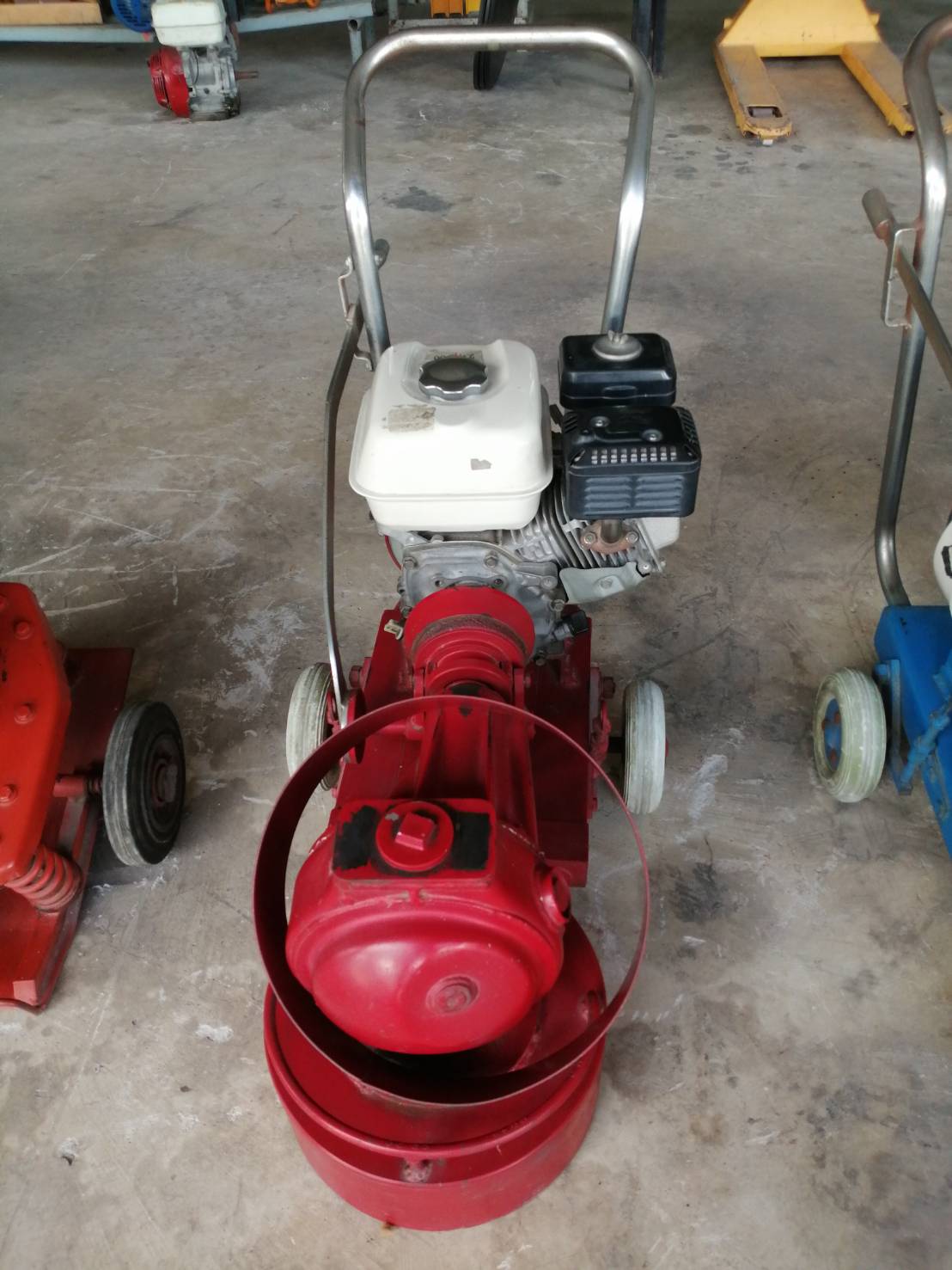 เครื่องขัดหินขัด พร้อมเครื่อง HONDA GX160