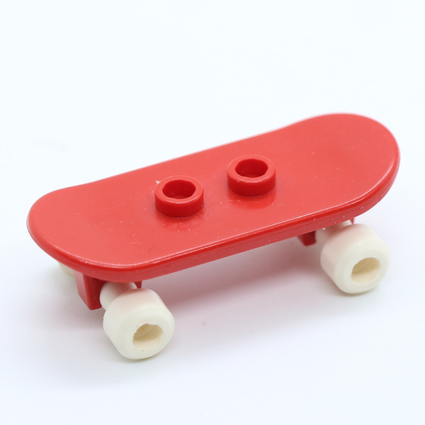 Skateboard with Mag Wheel Holders and White Mag Wheels