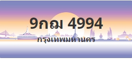 ป้ายประมูล 9กฌ 4994