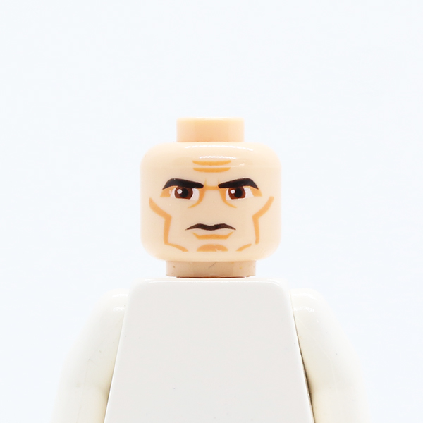 Male Black Thick Eyebrows, Large Eyes, Cheek Lines Pattern (SW Clone Wars Trooper)