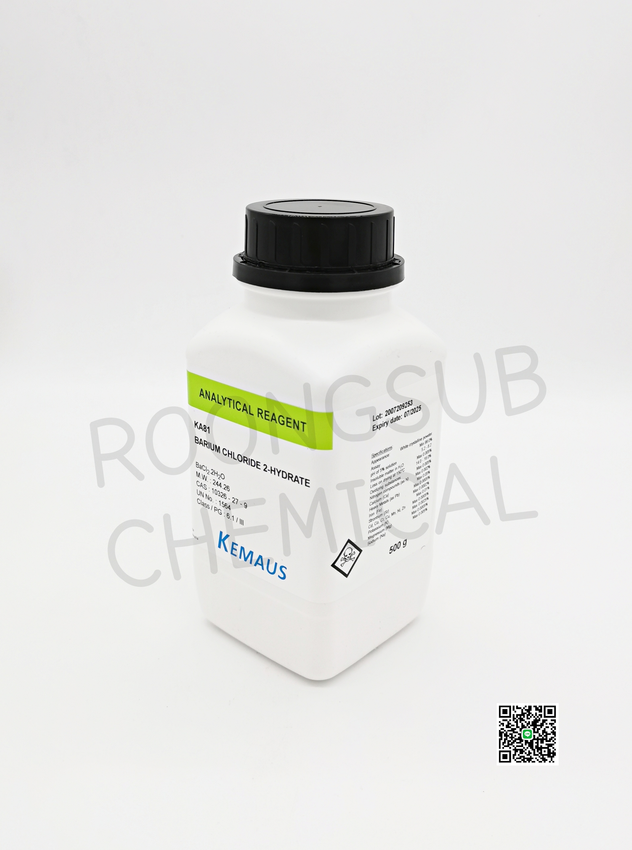 BARIUM CHLORIDE 2 น้ำ