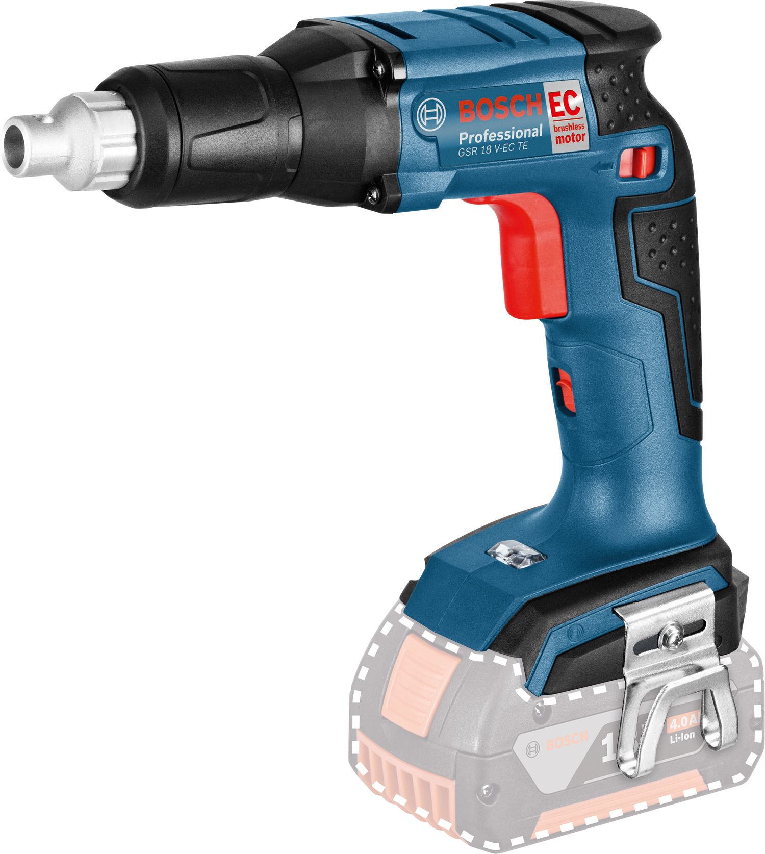 Bosch รุ่น GSR 18V-EC TE ไขควงไฟฟ้าสำหรับผนังยิปซัมไร้สาย (เครื่องเปล่า)