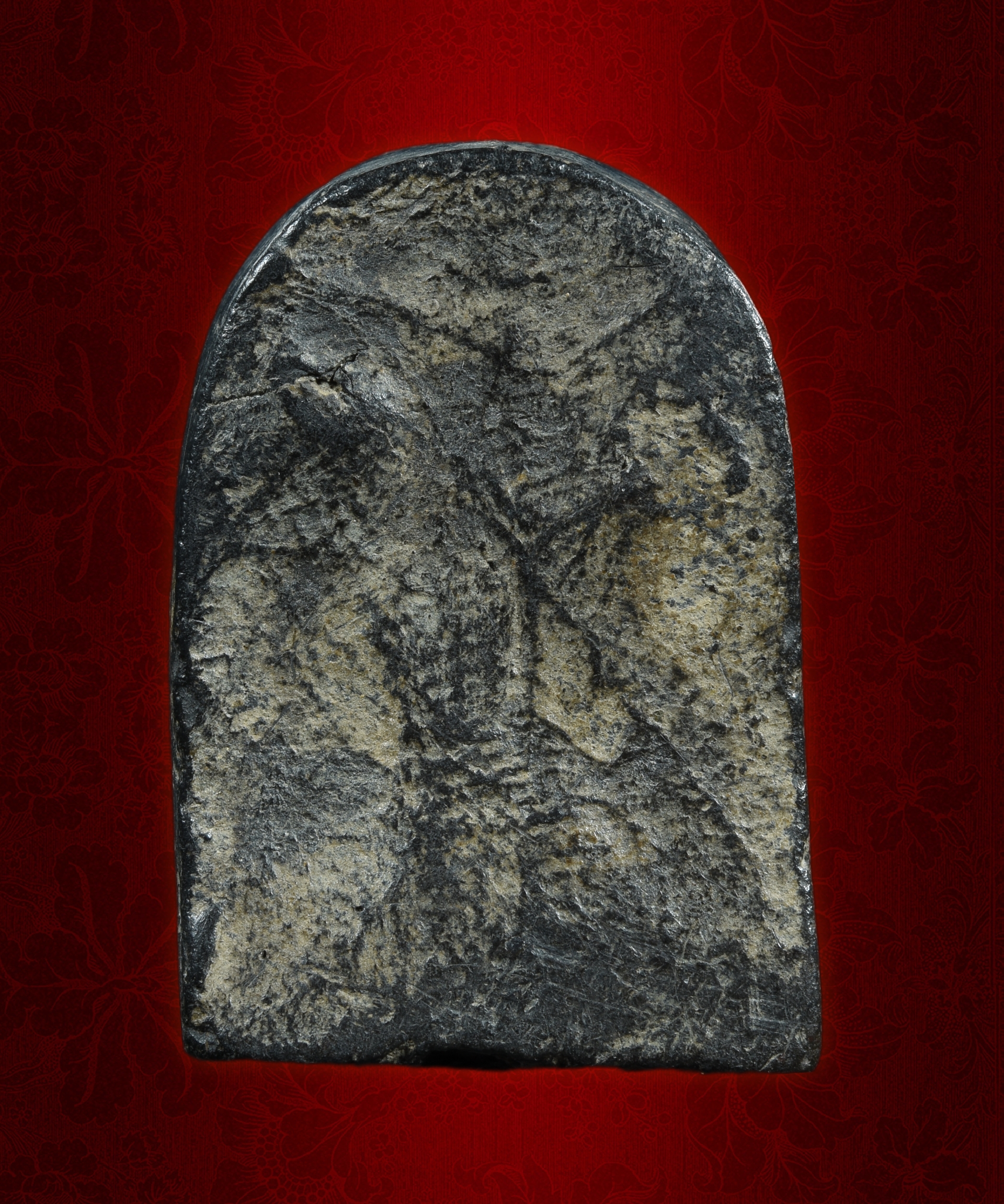 พระซุ้มกอ พิมพ์กลาง เนื้อดำ