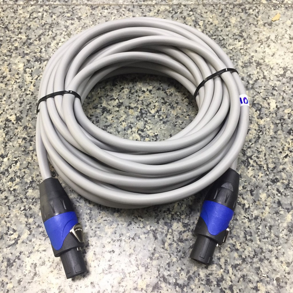 สายลำโพง AMPHENOL 16AWG+SP-4-F หัวท้าย10เมตร