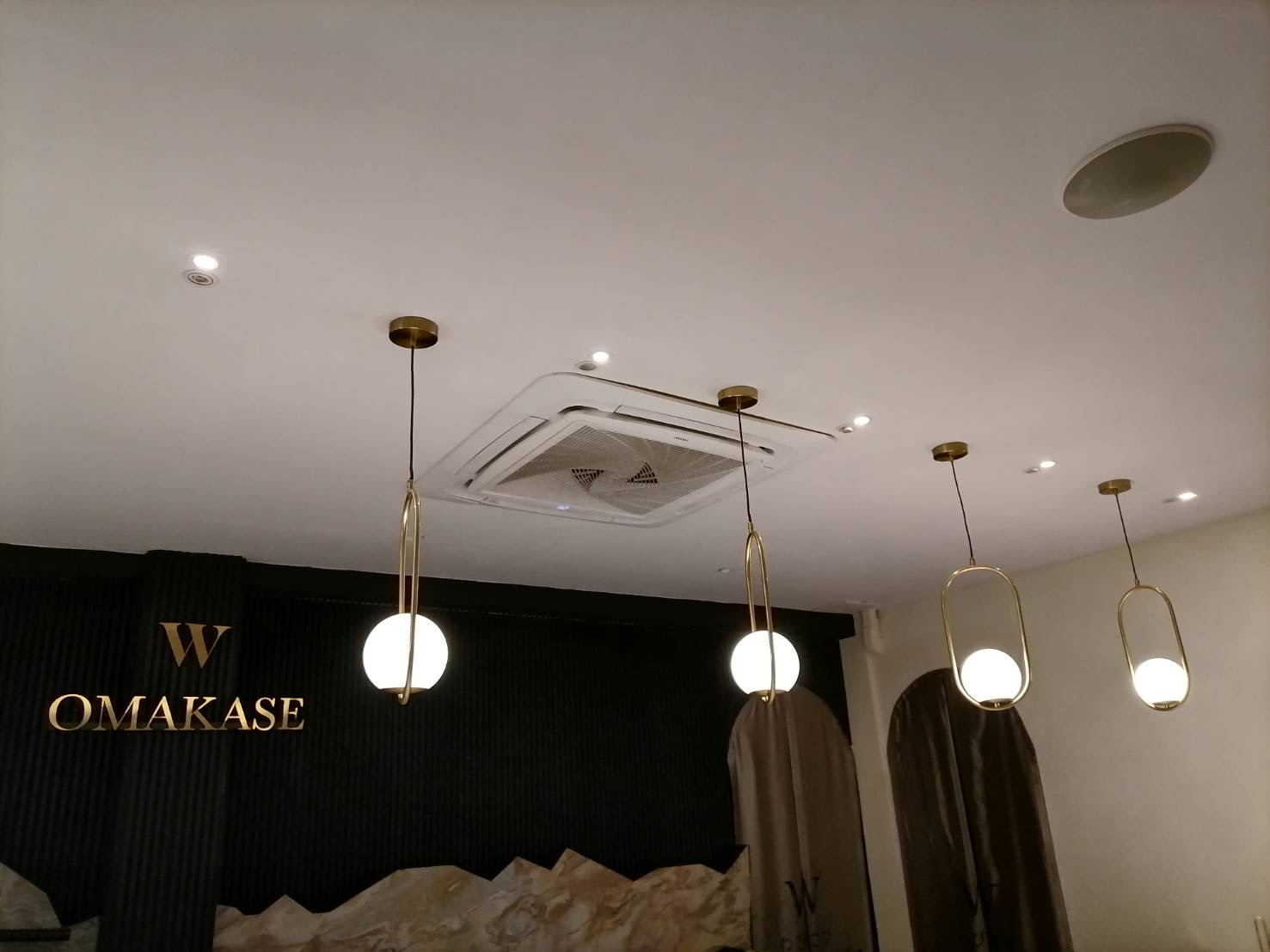 ติดตั้งระบบเสียงร้าน W OMAKASE สาขาเรียบด่วน รามอินทรา