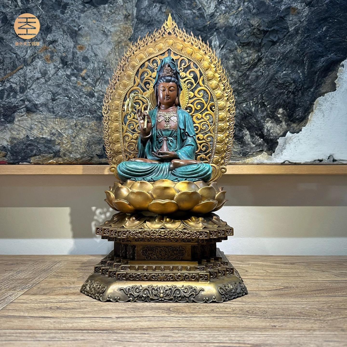 Pre-Order : พระโพธิสัตว์กวนอิม เจ้าแม่กวนอิม สูง 38 cm