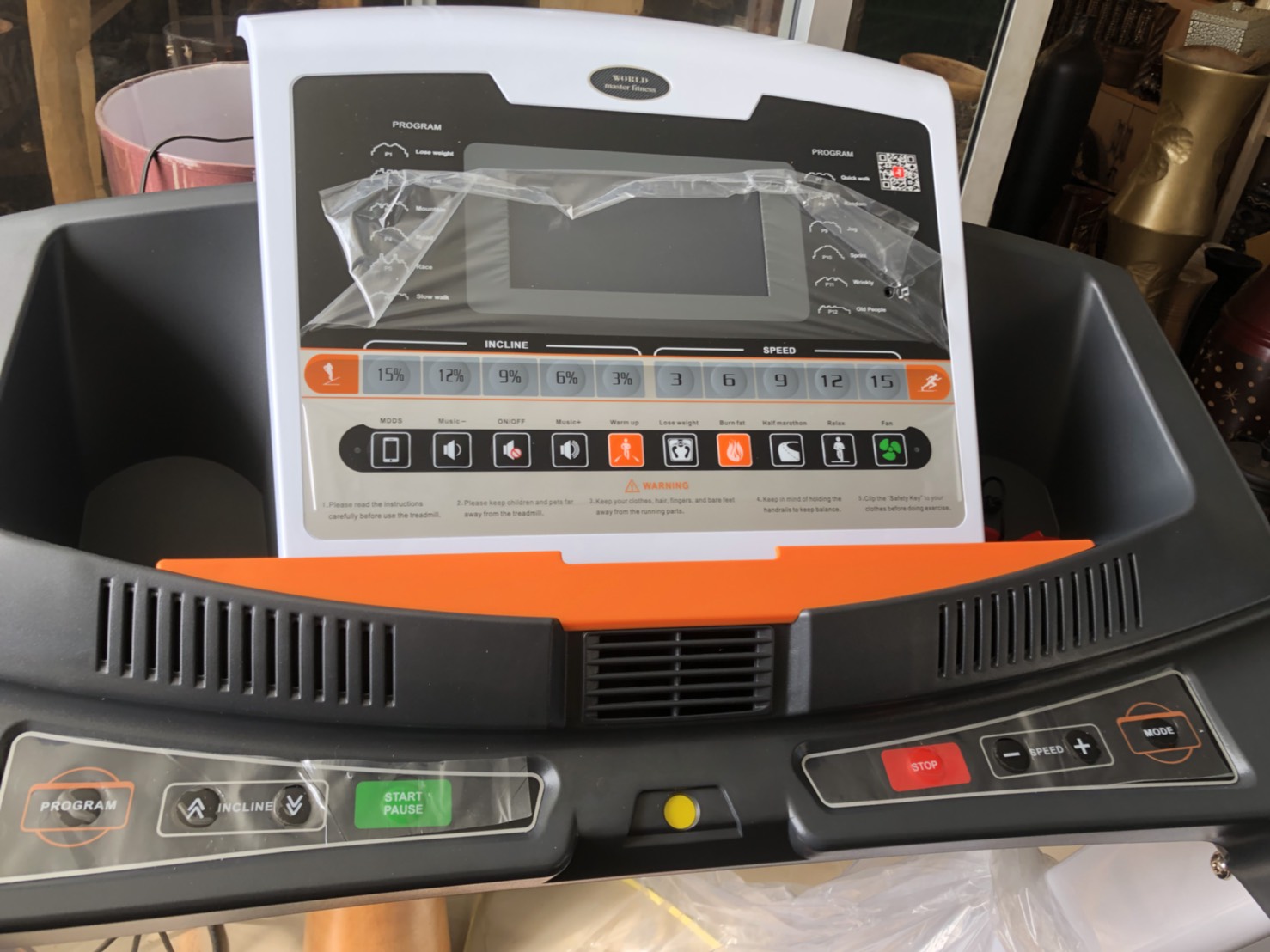 ลู่วิ่งไฟฟ้า World master fitness รุ่นKL903S 2.5แรงม้า