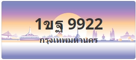 ป้ายประมูล 1ขฐ 9922