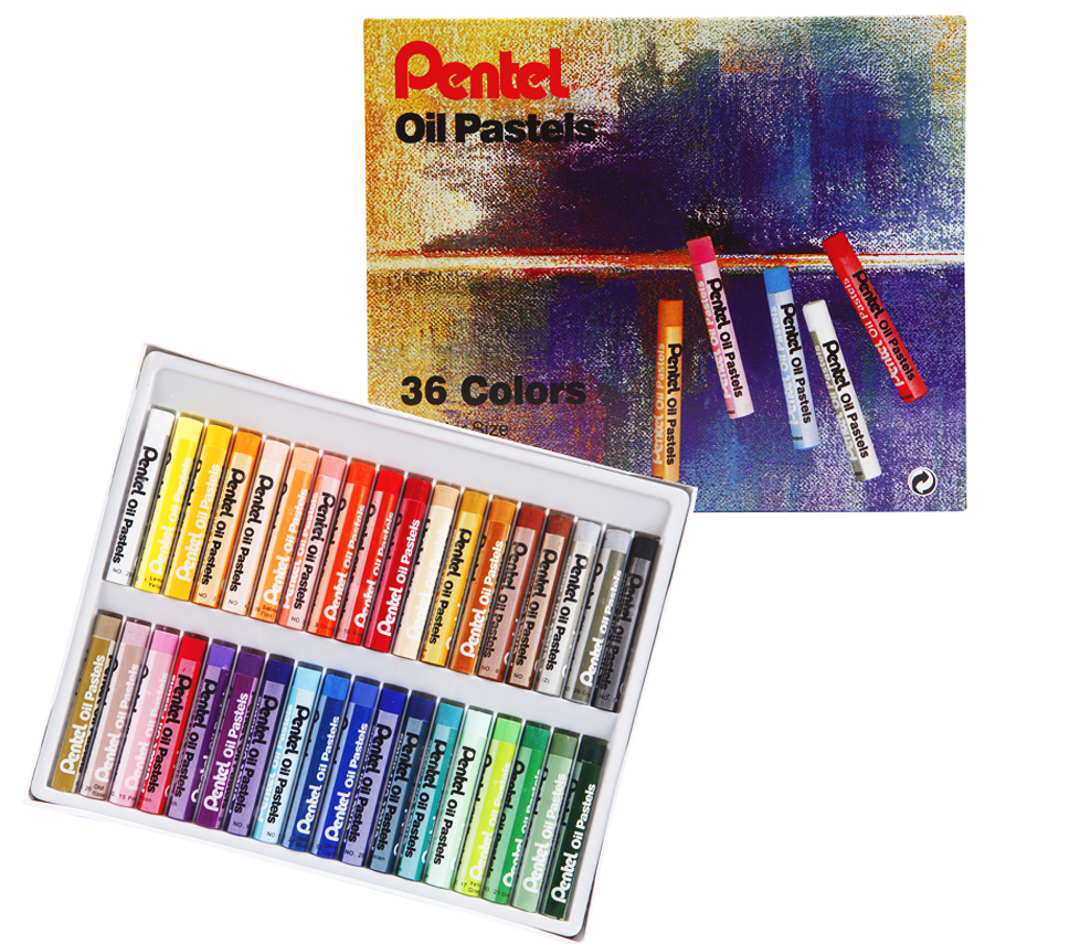 สีชอล์ค Pentel 36สี (ขายยกโหล12กล่อง)