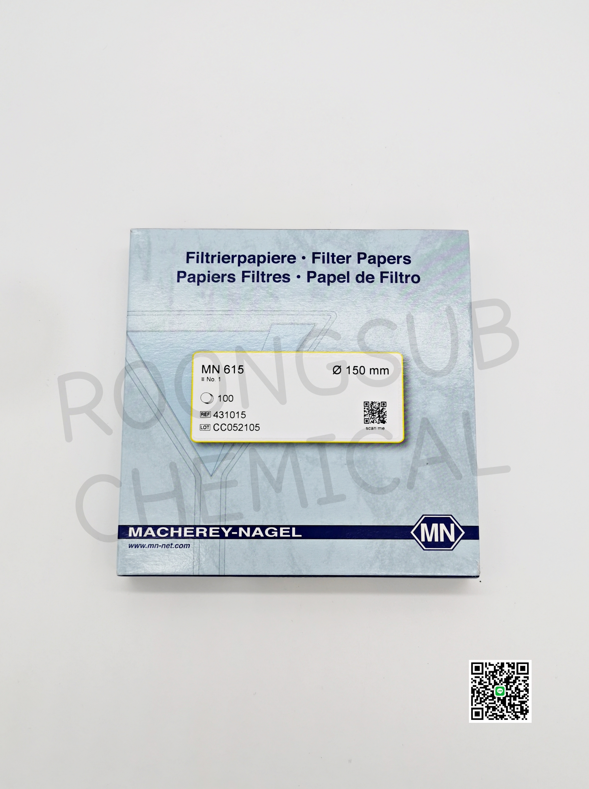 FILTER PAPER NO.1 (NO.615) DIA 15CM.