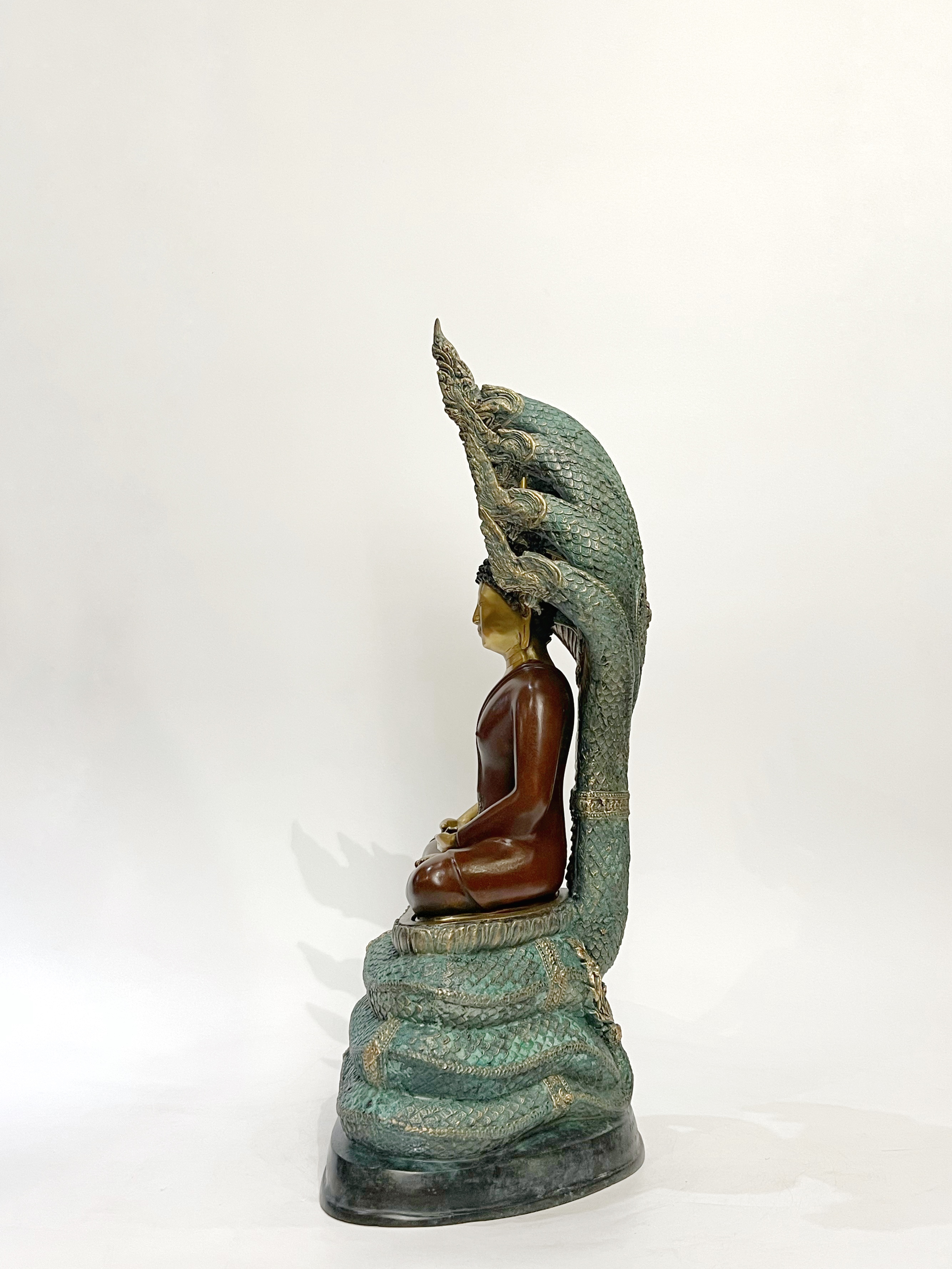 พระพุทธรูป ปางนาคปรก (ประจำวันเสาร์) หน้าตัก 8 นิ้ว