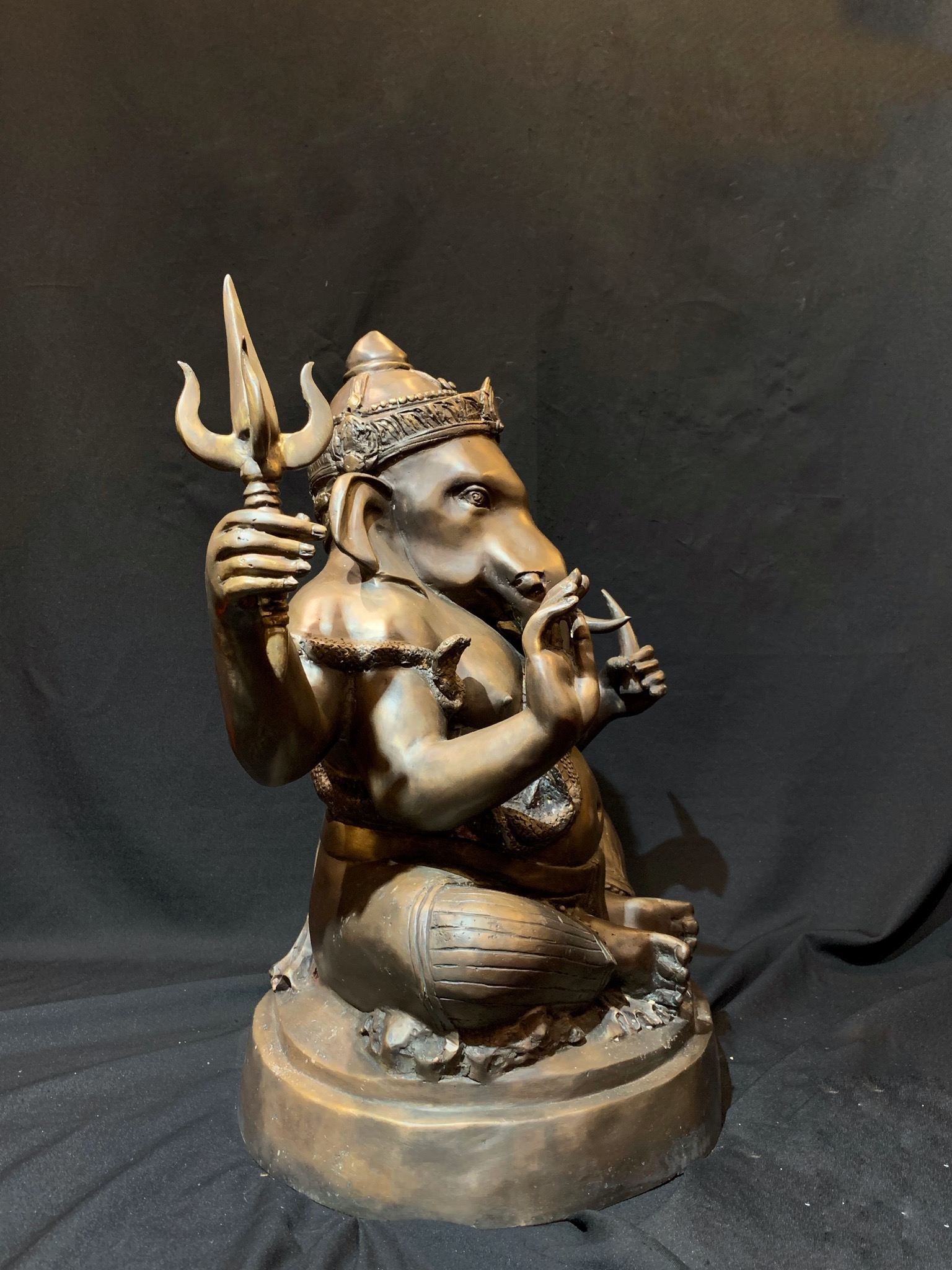 พระพิฆเนศ ปางประทานพร 4 กร หน้าตัก 16 นิ้ว