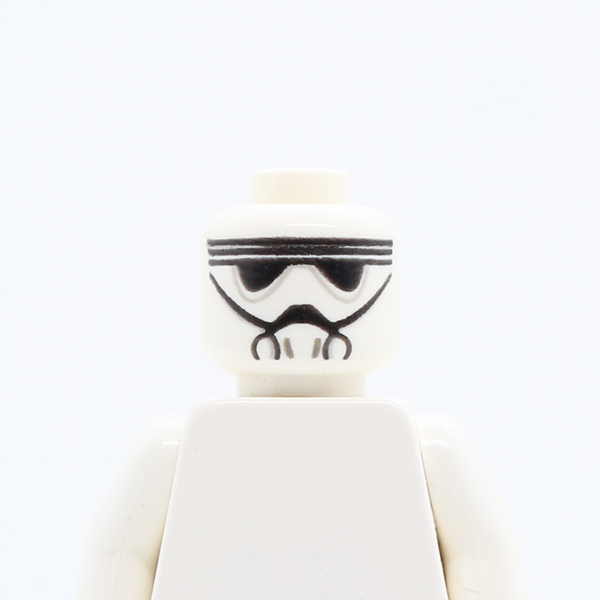 Alien with Black Goggles and Breathing Mask Pattern (SW Imperial Driver / Pilot) - Hollow Stud