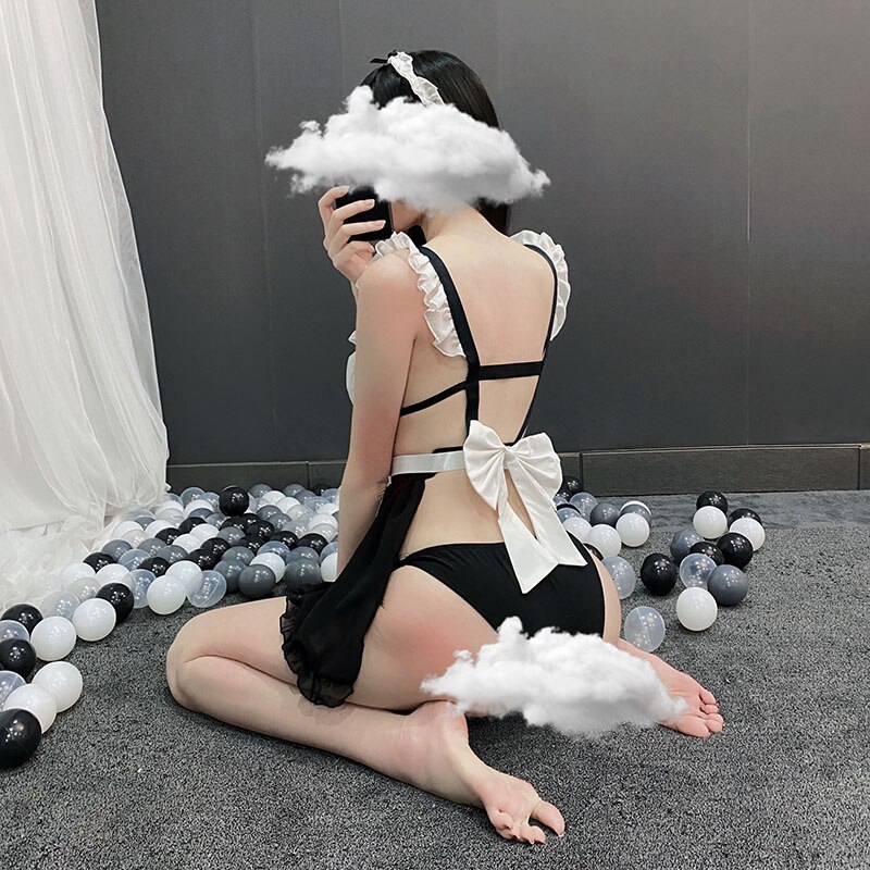 ชุดเมดเซ็กซี่ ชุดเมดเอี๊ยมเซ็กซี่ ชุดนอนไม่ได้นอน ชุดนอนเมดเซ็กซี่