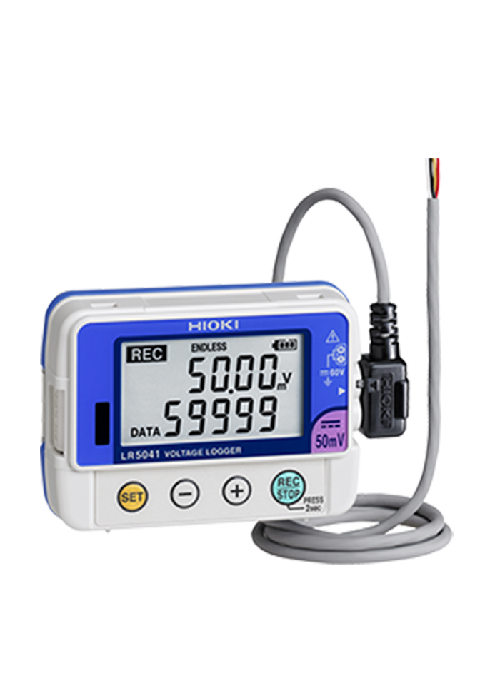 HIOKI LR5042 เครื่องบันทึกค่าแรงดันไฟฟ้า DC -5.000 V to 5.000 V (Compact Logger - Voltage Logger)