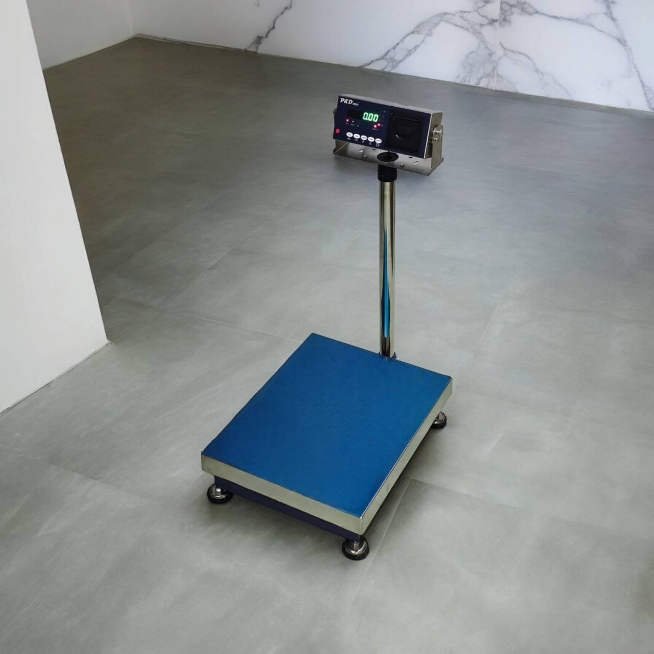 เครื่องชั่งดิจิตอล 150 kg. ค่าละเอียด 10 g. แท่นชั่ง 40x50 cm. (พิมพ์กระดาษความร้อน / สติกเกอร์)